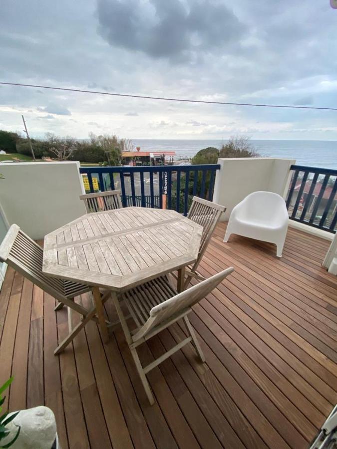 Bel appartement vue mer - 1er rang front de mer Saint-Jean-de-Luz Eksteriør bilde
