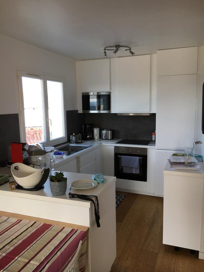 Bel appartement vue mer - 1er rang front de mer Saint-Jean-de-Luz Eksteriør bilde